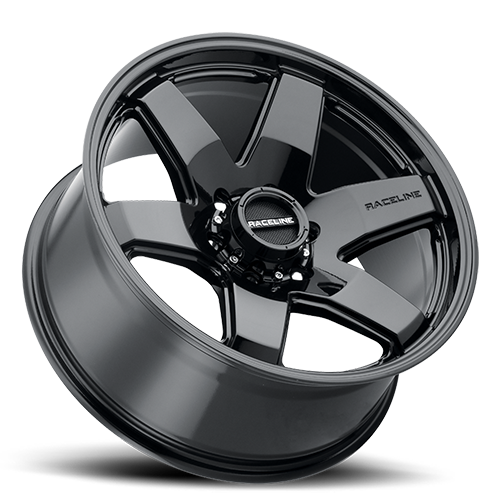 RACELINE | Aluminum Wheels | Aluminum Wheels 22x9.5 Addict 942B Gloss Black Multi Spoke 15 Offset 6 on 139.7 Bolt Pattern 106.1 Bore Raceline | 942B-229560+15