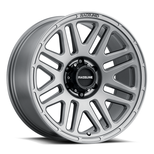 RACELINE | Aluminum Wheels | Aluminum Wheels 20x9 Outlander 944GS Greystone Gray 18 Offset 5 on 139.7 Bolt Pattern 106.5 Bore Raceline | 944GS-29055+18