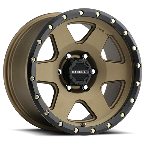 RACELINE | Aluminum Wheels | Aluminum Wheels 20x9 Boost 946BZ Satin Bronze 6 Spoke 18 Offset 6 on 135 Bolt Pattern 93.98 Bore Raceline | 946BZ-29065+18