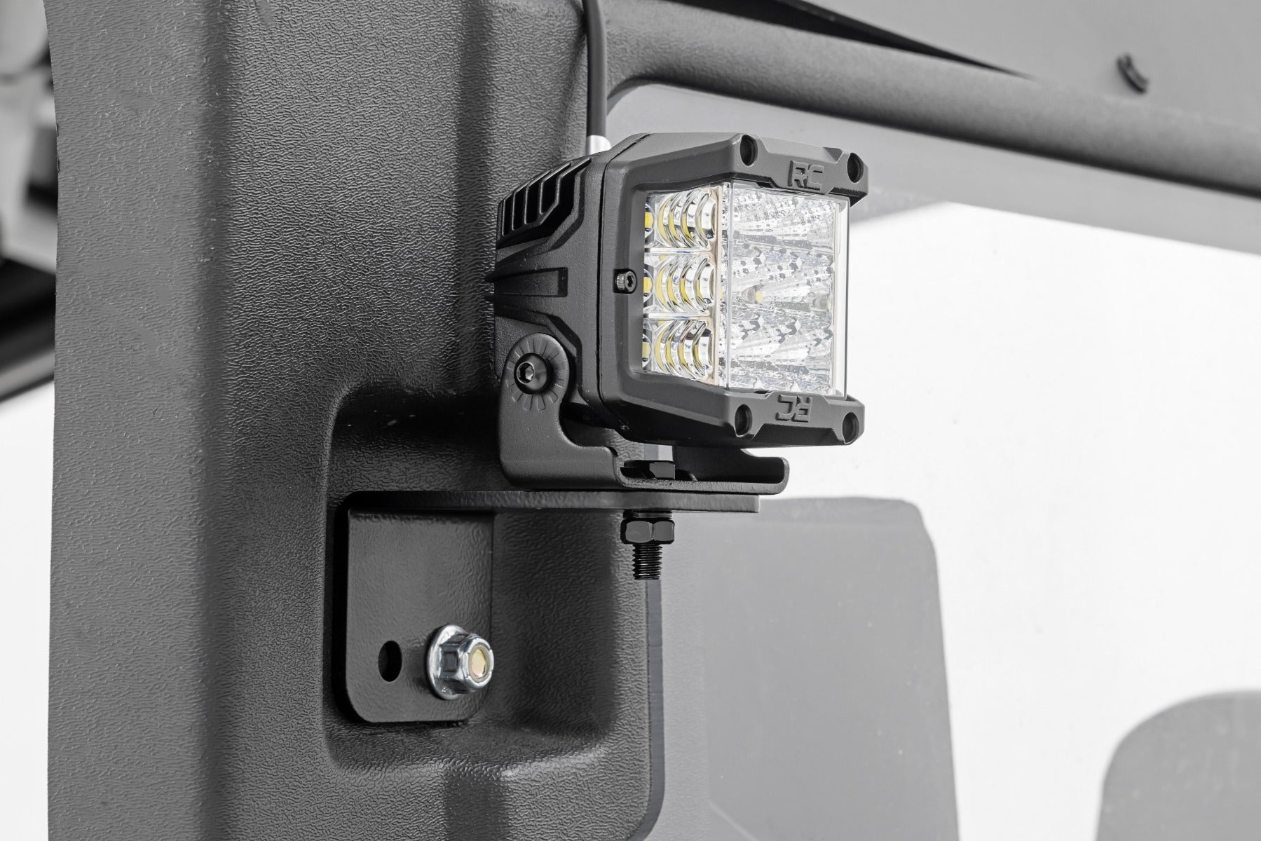 Rough Country | LED Light Bars | Rear Facing LED Kit 2-Inch Black Series with Spot Beam 2020 Intimidator GC1K Rough Country | 95002