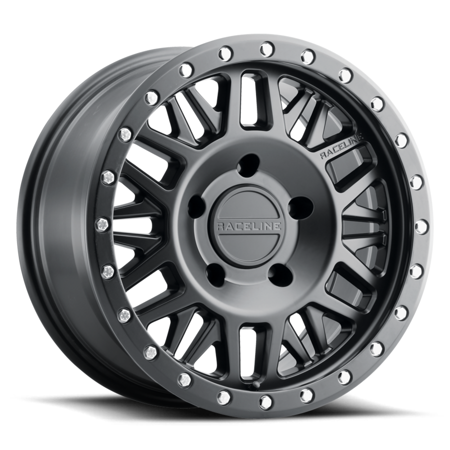 RACELINE | Aluminum Wheels | Aluminum Wheels 18x9 Ryno 951B Satin Black 18 Offset 6 on 139.7 Bolt Pattern 106.1 Bore Raceline | 951B-89060+18
