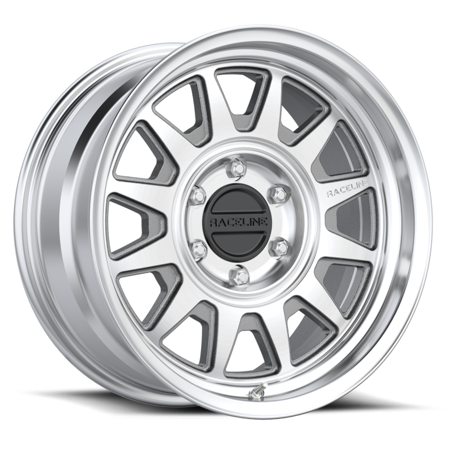 RACELINE | Aluminum Wheels | Aluminum Wheels 16x8 Aero HD 952MC Machined Silver -6 Offset 6 on 139.7 Bolt Pattern 106.1 Bore Raceline | 952MC-68060-06