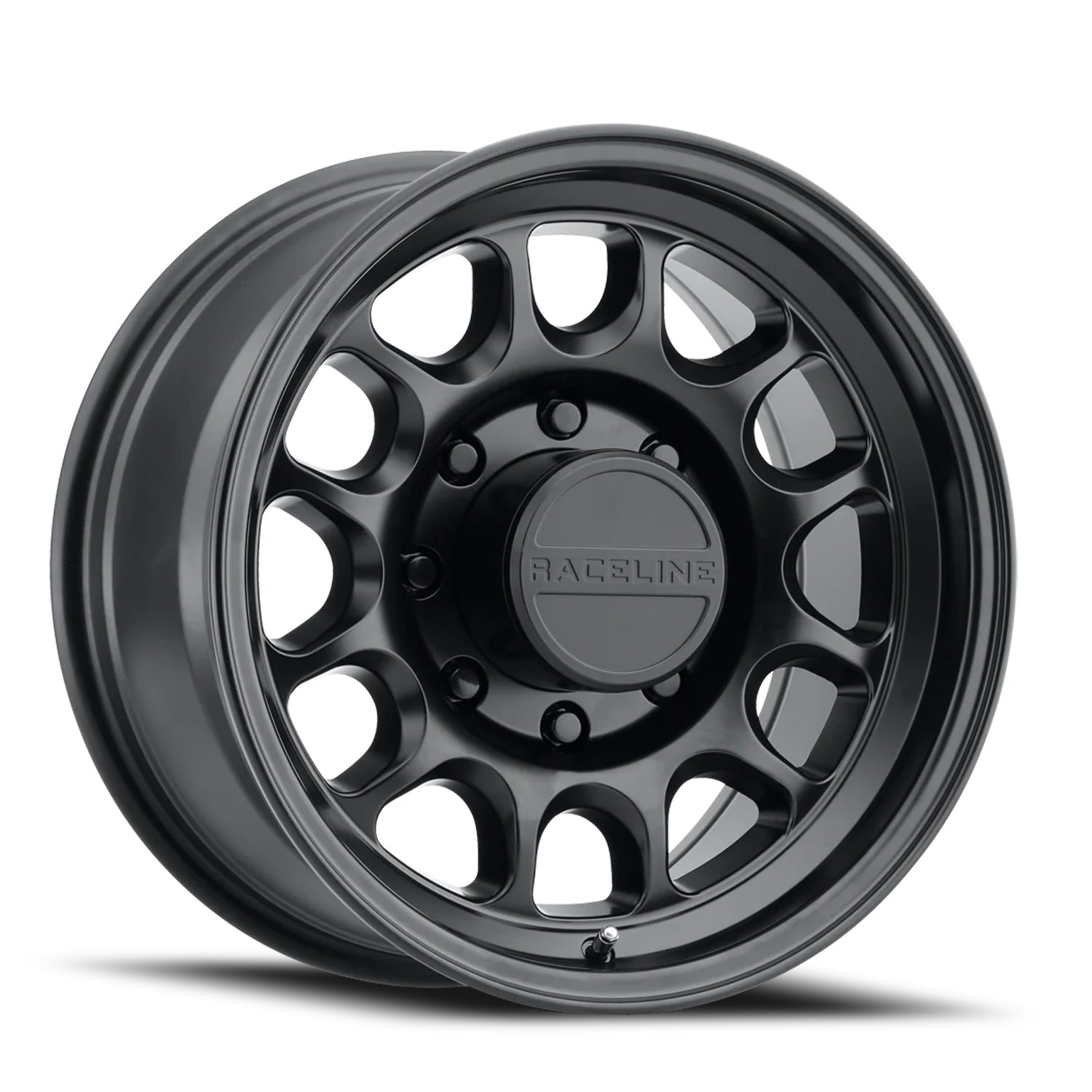 RACELINE | Aluminum Wheels | Aluminum Wheels 20x9 Rogue 958B Satin Black 0 Offset 8 on 165.1 Bolt Pattern 130.81 Bore Raceline | 958B-29080-00