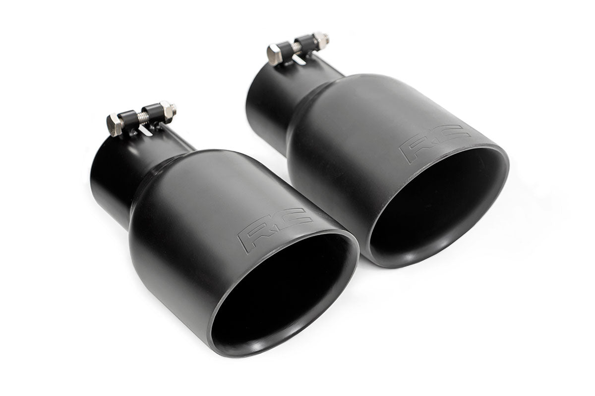 Rough Country | Exhaust | Jeep Dual Outlet Performance Exhaust - Black 07-18 Wrangler JK Rough Country | 96002A