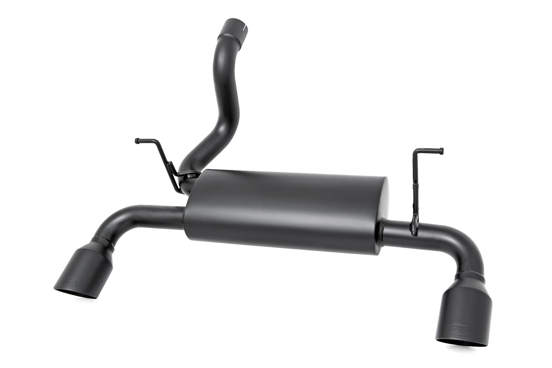 Rough Country | Exhaust | Jeep Dual Outlet Performance Exhaust - Black 18-20 Wrangler JL/JLU Rough Country | 96003