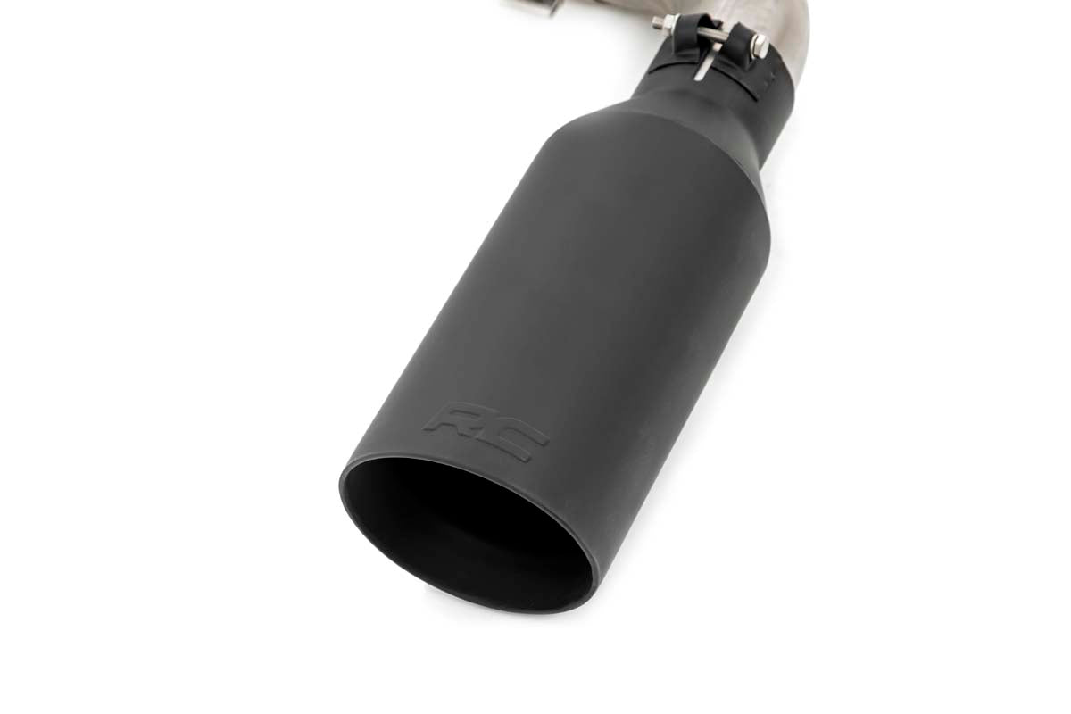 Rough Country | Exhaust | Dual Cat-Back Exhaust System w/ Black Tips 99-06 GM 1500 Ext Cab / Short Bed 4.8L / 5.3L Rough Country | 96005