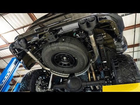 Rough Country | Exhaust | Dual Cat-Back Exhaust System w/ Black Tips 19-21 Chevy/GMC 1500 6.2L Rough Country | 96014