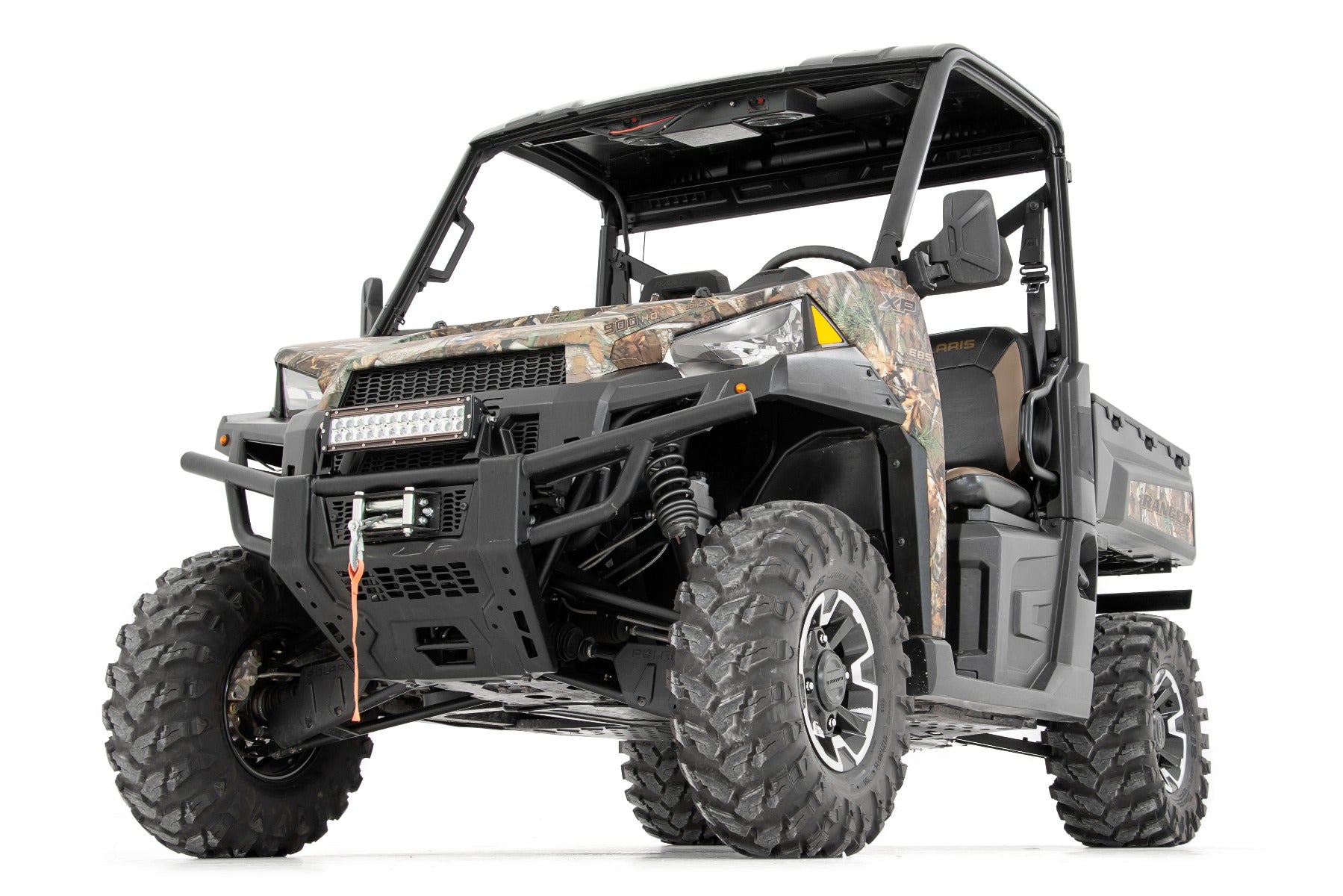 Rough Country | Coil Over Shock Absorber | Polaris Rear Progressive Rate Coil Springs For 13-19 Ranger Rough Country | 9606