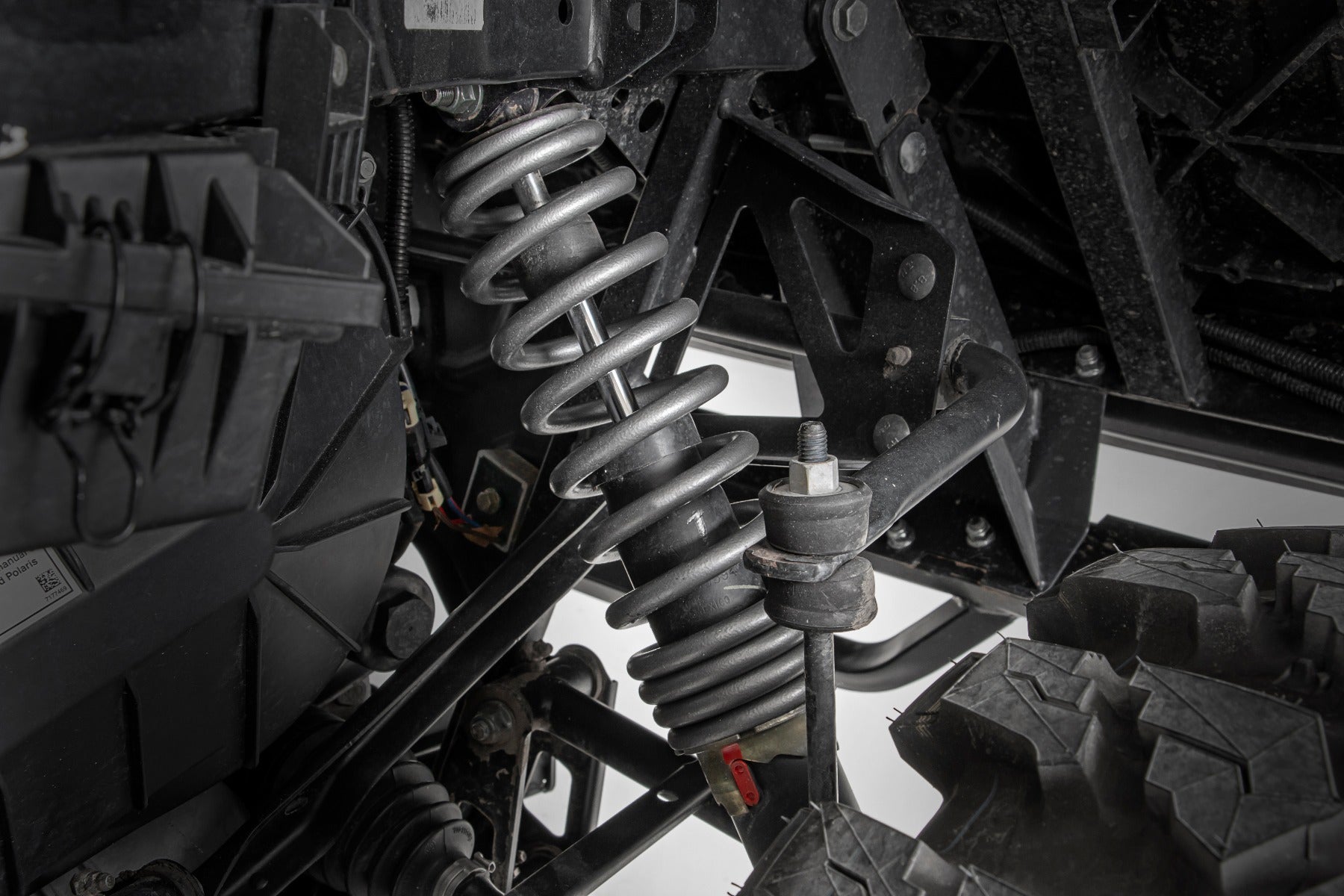 Rough Country | Coil Over Shock Absorber | Polaris Rear Progressive Rate Coil Springs For 13-19 Ranger Rough Country | 9606
