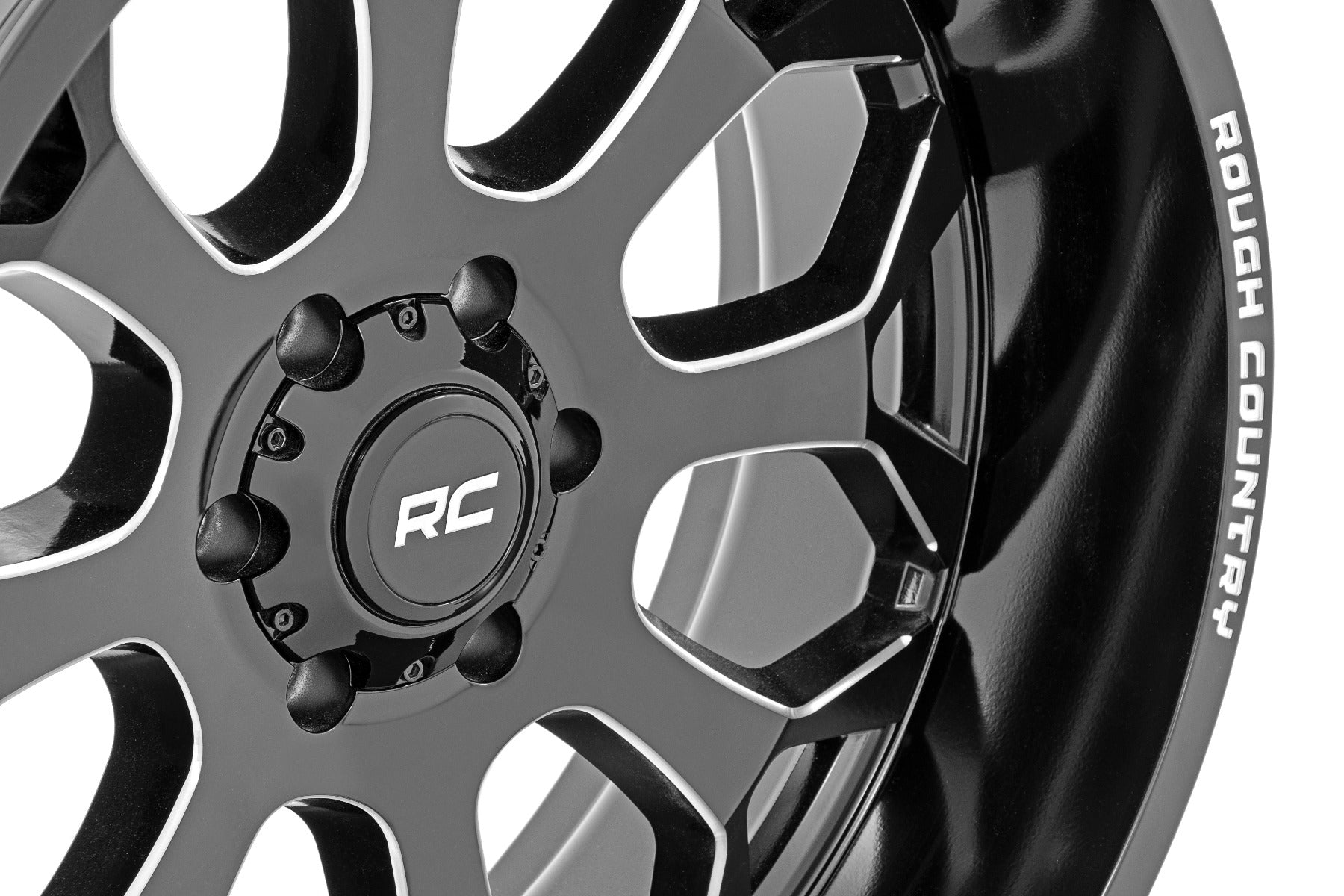 Rough Country | Wheels | 96 Series Wheel One-Piece Gloss Black 20x10 6x5.5 -19mm Rough Country | 96201012A