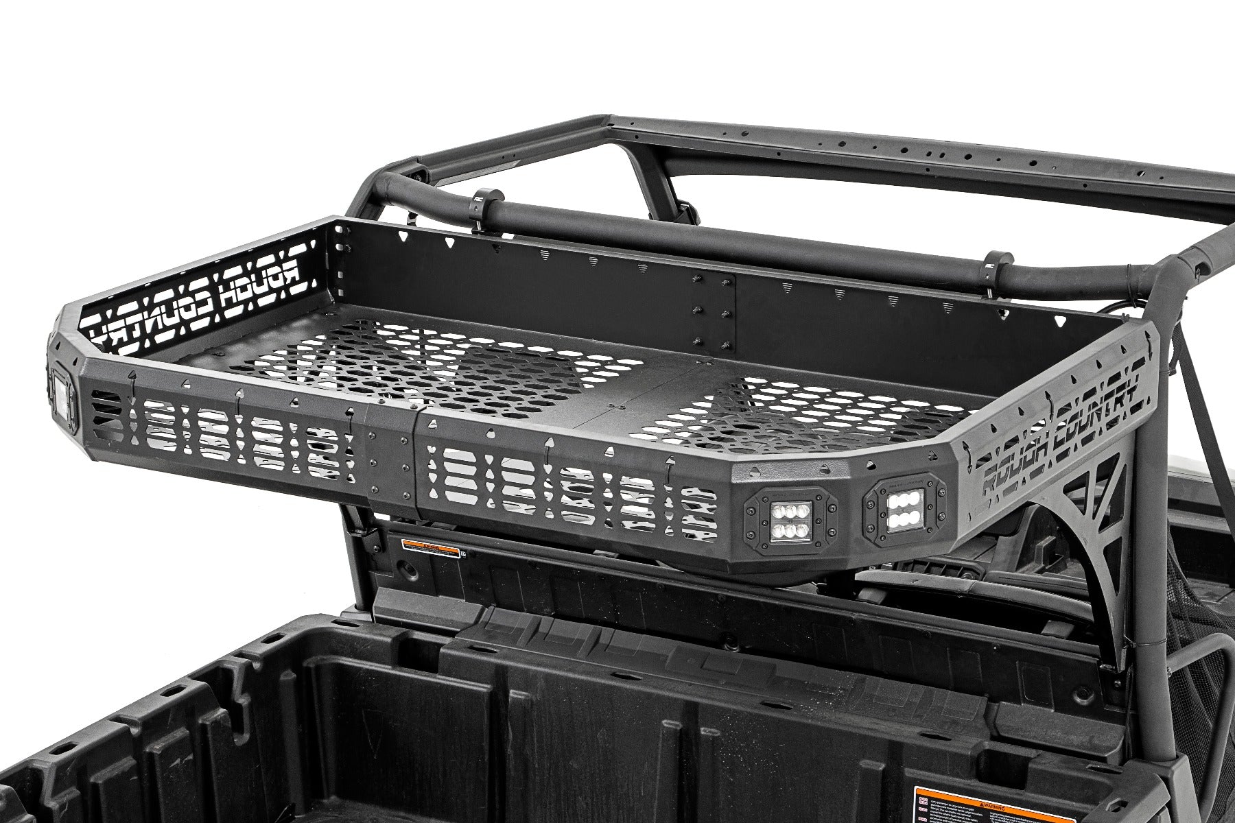 Rough Country | Cargo Rack | Can-Am Rear Cargo Rack w/o Cube Lights (17-20 Defender) Rough Country | 97024