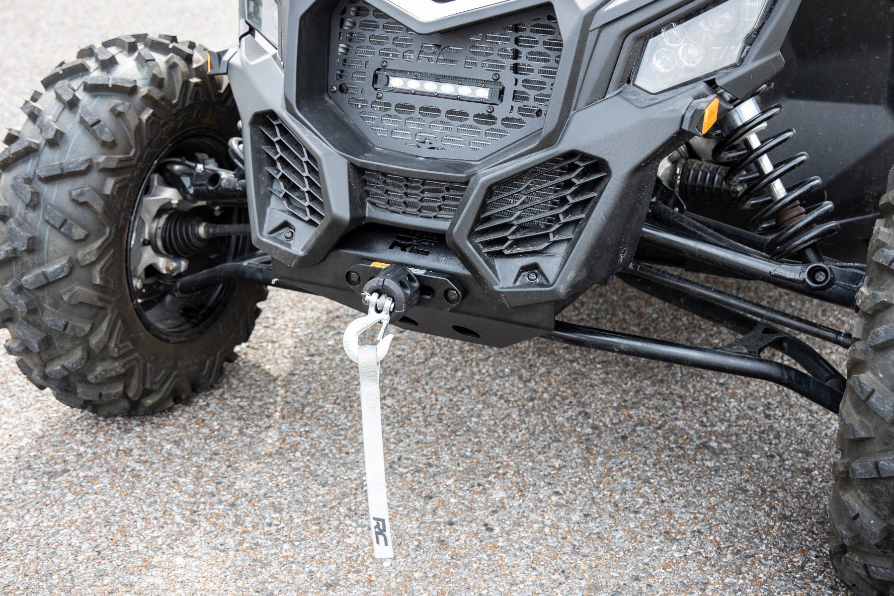 Rough Country | Winch Mount Plate | Can-Am Winch Mounting Plate For 17-20 Maverick X3 Rough Country | 97028