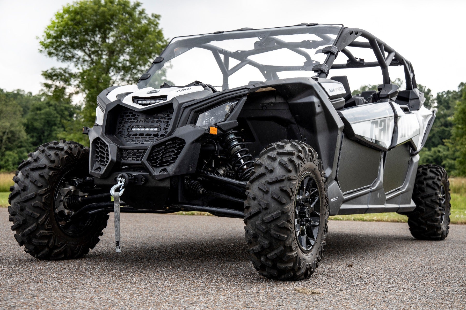 Rough Country | Winch Mount Plate | Can-Am Winch Mounting Plate For 17-20 Maverick X3 Rough Country | 97028