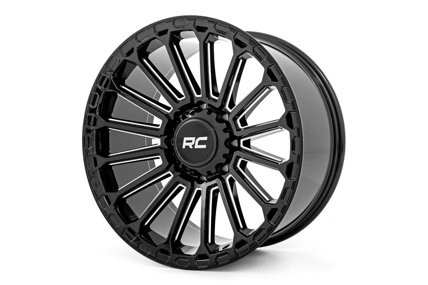 97 Series Wheel One-Piece Gloss Black 22x10 8x6.5 -19mm Rough Country