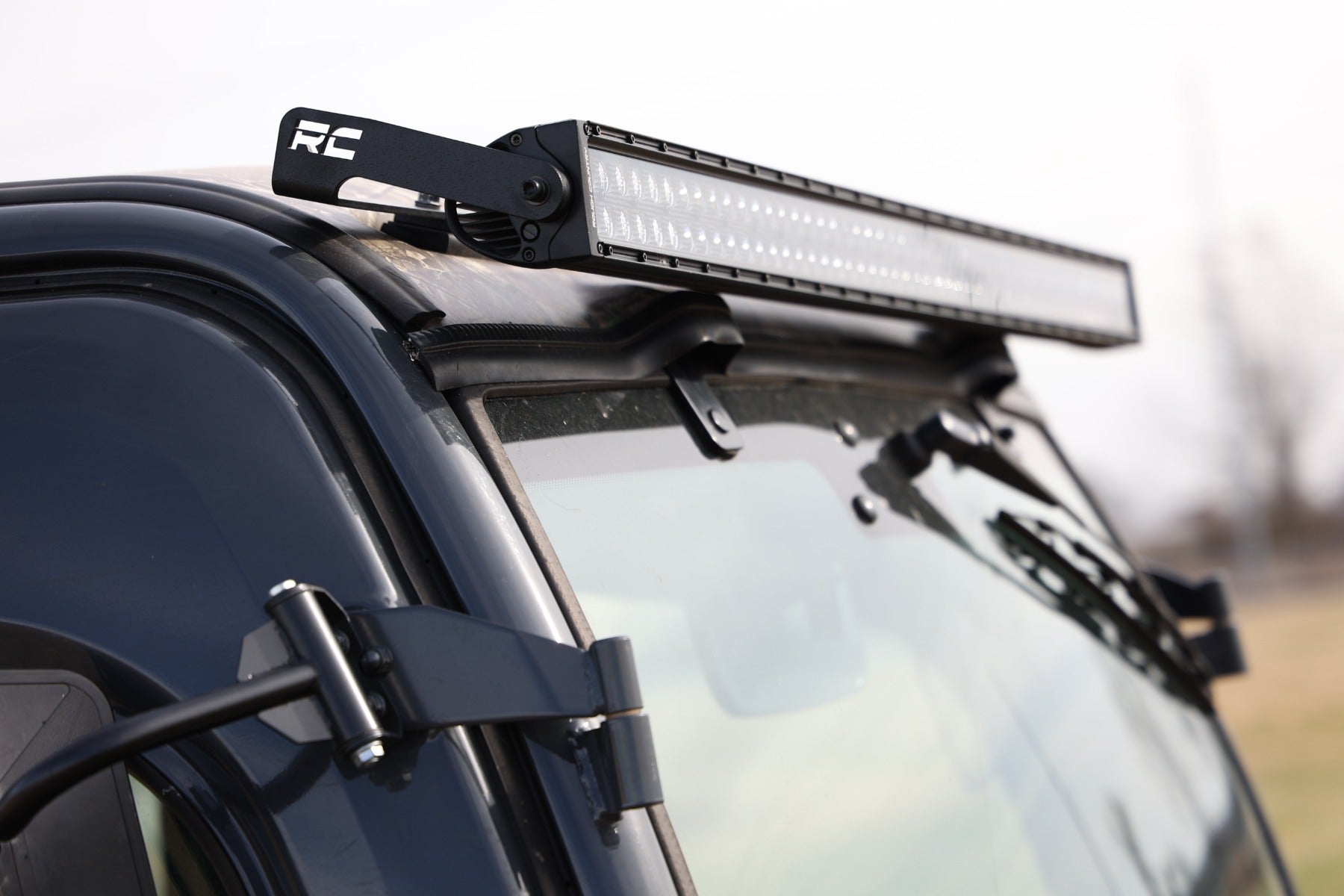 Rough Country | LED Light Bars | 50 Inch Dual Row LED Light Kit Chrome Series with White DRL Front-Facing 14-22 Kubota RTV-X900/RTV-X1100 Diesel Rough Country | 98007