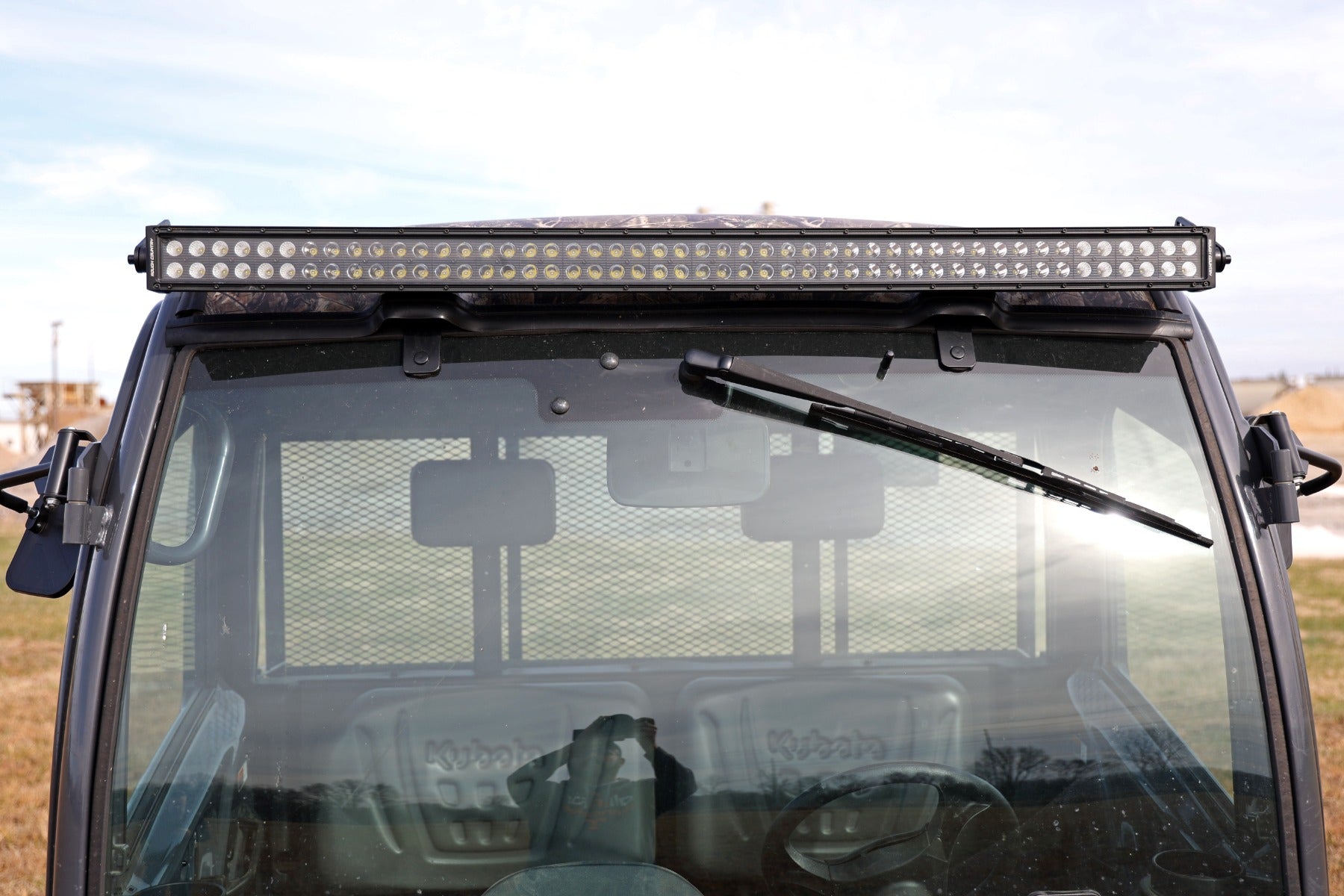 Rough Country | LED Light Bars | 50 Inch Single Row LED Light Kit Black Series Front-Facing 14-22 Kubota RTV-X900/RTV-X1100 Diesel Rough Country | 98008