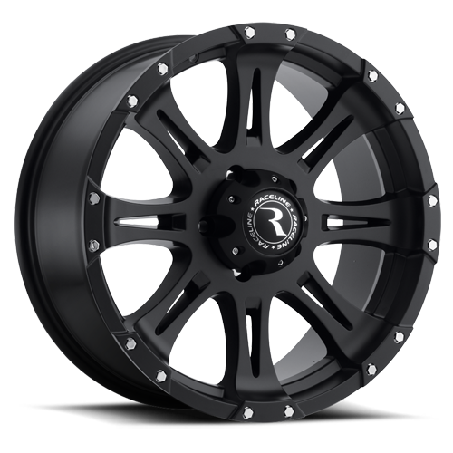 RACELINE | Aluminum Wheels | Aluminum Wheels 18x9 Raptor 981 Matte Black 25 Offset 5 on 150 Bolt Pattern 110.3 Bore Raceline | 981-89051+25