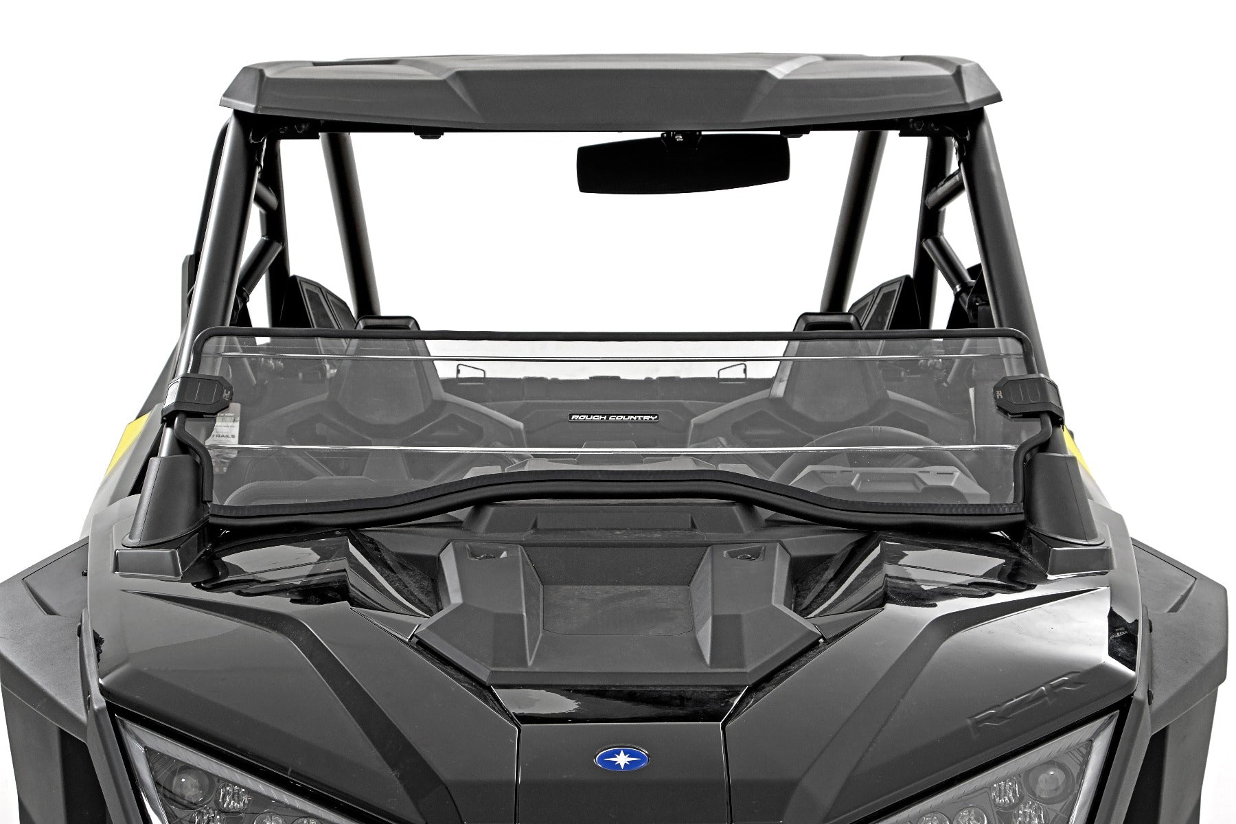Rough Country | Windshield|Body & Frame|Exterior Parts & Car Care | Polaris Scratch Resistant Half Windshield 20-21 Polaris RZR PRO XP Rough Country | 98102011