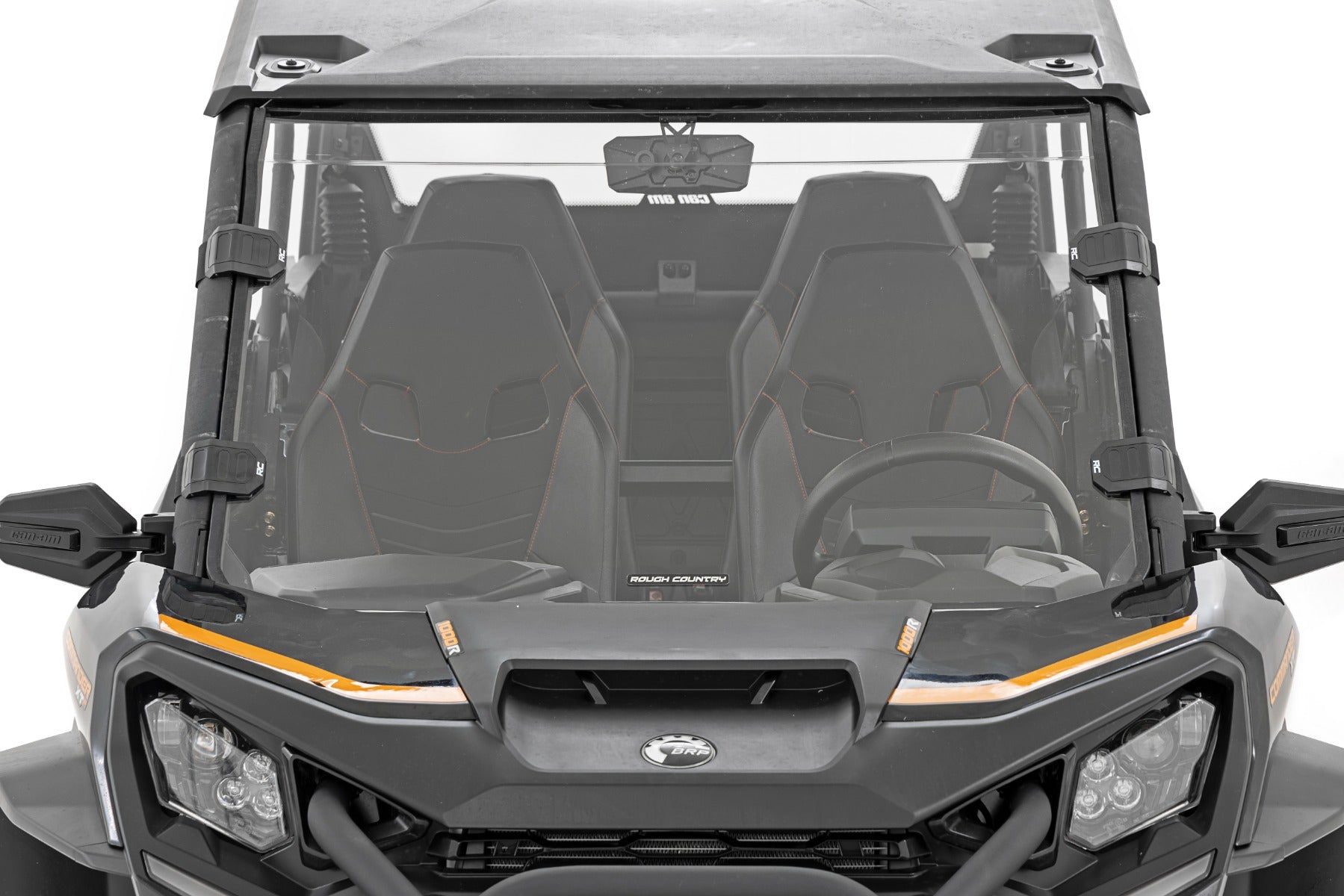 Rough Country | Windshield | Full Windshield Scratch Resistant Can-Am Commander XT (21-22) Rough Country | 98102230