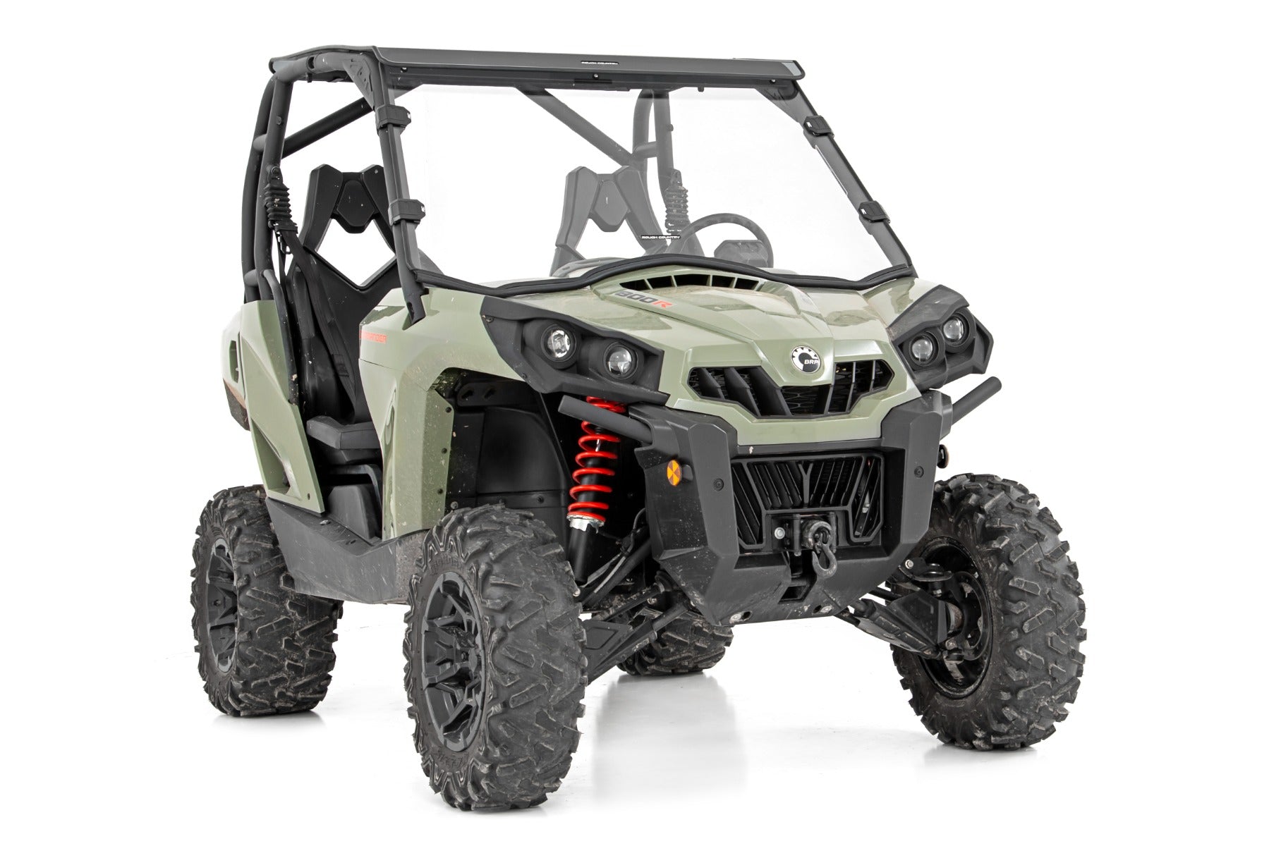 Rough Country | Windshield | Full Windshield Scratch Resistant 11-20 Can-Am Commander 4WD Rough Country | 98112030