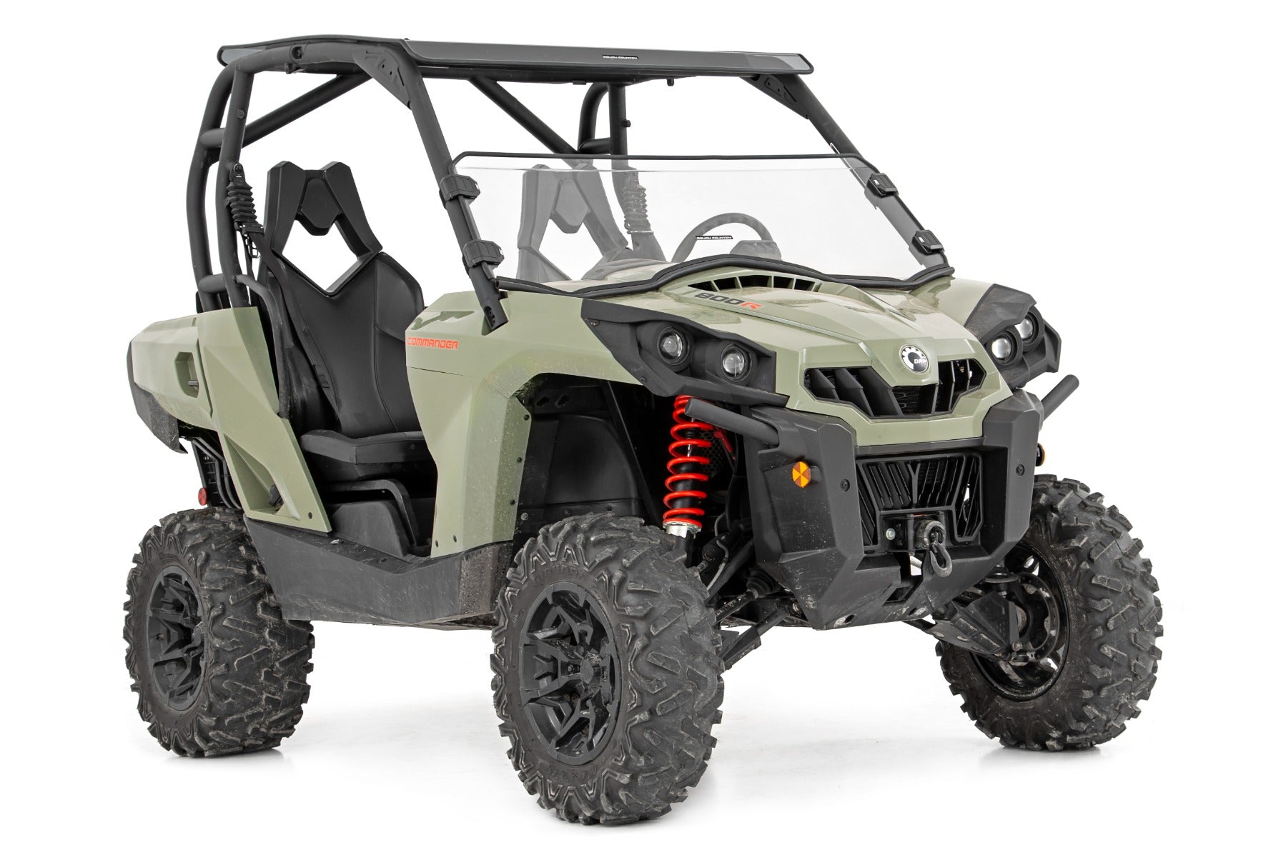 Rough Country | Windshield | Half Windshield Scratch Resistant 11-20 Can-Am Commander 1000/Commander 1000 DPS Rough Country | 98112031A