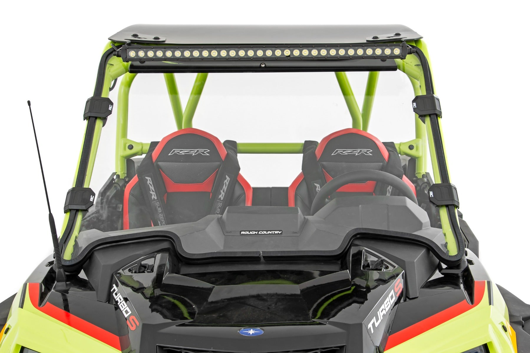 Rough Country | Windshield | Full Windshield Scratch Resistant 19-21 Polaris RZR Turbo S Rough Country | 98112110