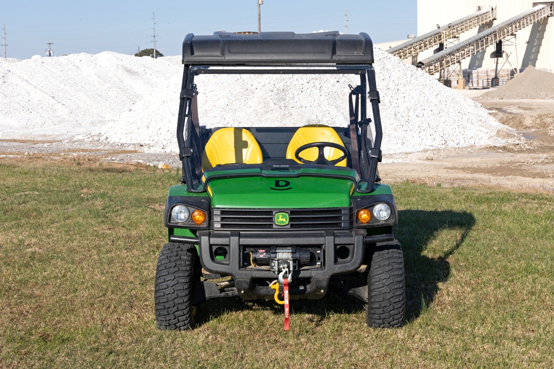 Rough Country | Windshield | Full Windshield Scratch Resistant John Deere Gator (12-20) Rough Country | 98122270