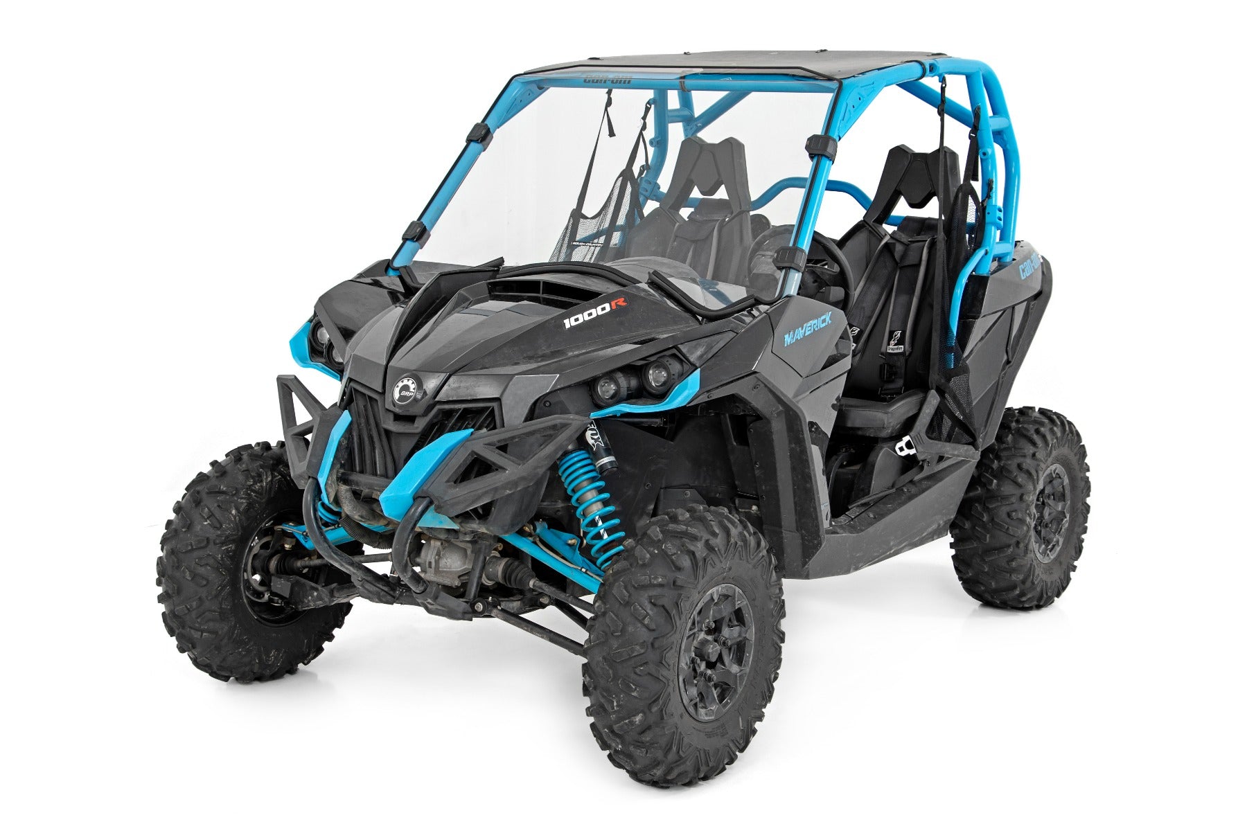 Rough Country | Windshield | Can-Am Full Scratch Resistant Front Windshield 13-18 Can-Am Maverick Rough Country | 98131830