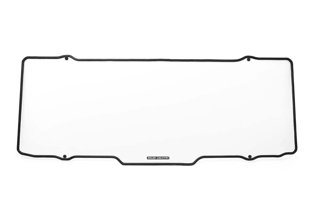 Rough Country | Windshield | Polaris Scratch Resistant Rear Windshield Panel 16-20 Ranger 1000XP/13-20 Ranger 900XP Rough Country | 98132012
