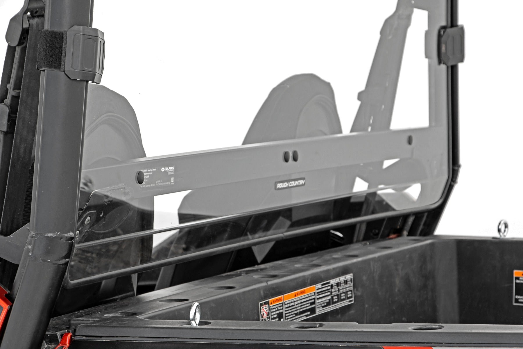 Rough Country | Windshield | Scratch Resistant Rear Windshield (16-20 Polaris General) Rough Country | 98162012