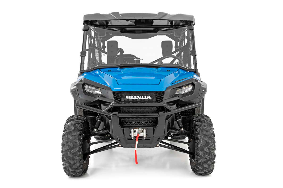 Rough Country | Windshield | Honda Scratch Resistant Full Windshield 2016-2020 Pioneer 1000 Rough Country | 98162020