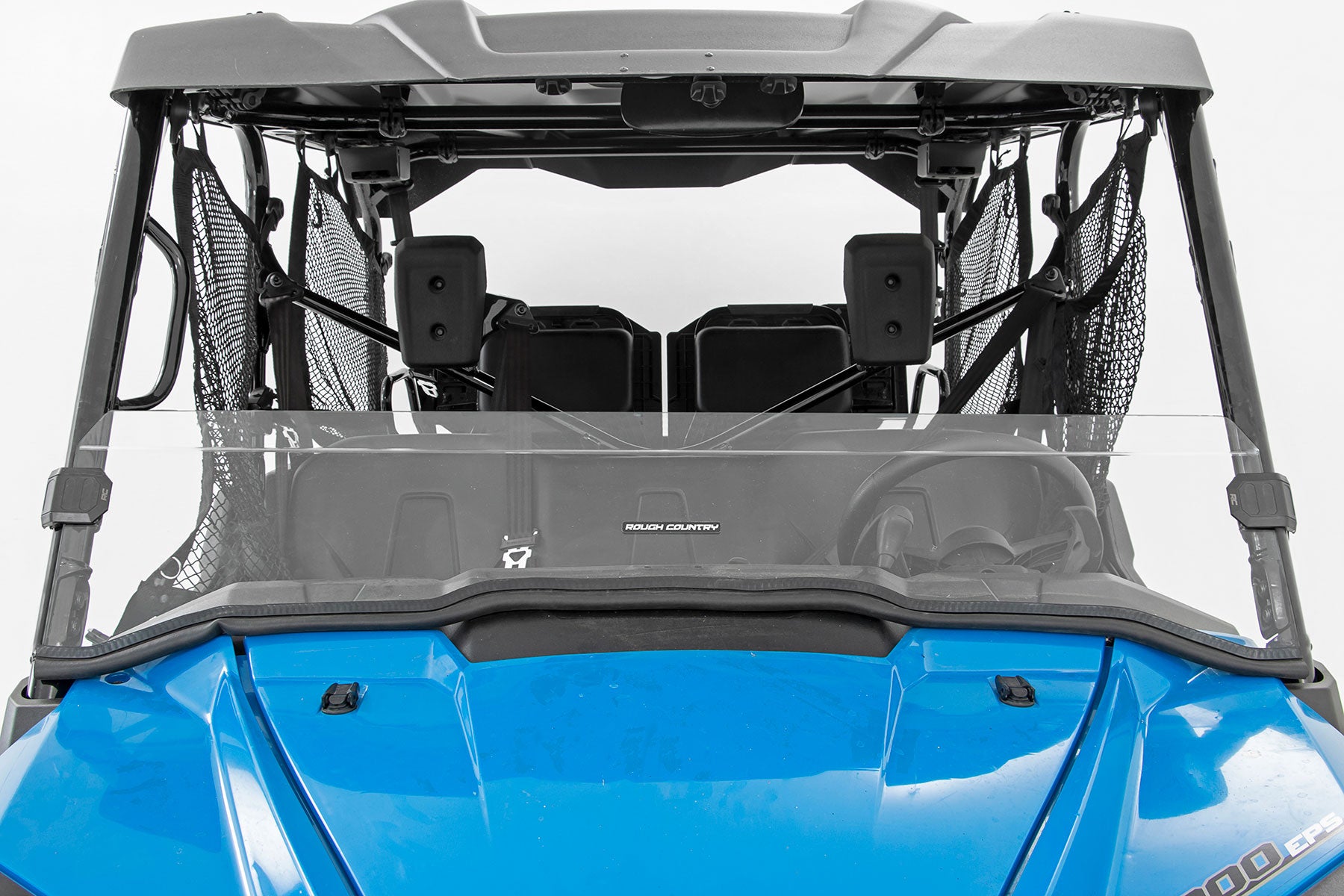 Rough Country | Windshield | Half Windshield Scratch Resistant 16-22 Honda Pioneer 1000 4WD Rough Country | 98162021A