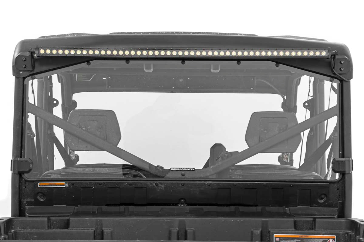 Rough Country | Windshield|Body & Frame|Exterior Parts & Car Care | Scratch Resistant Rear Windshield Panel 16-20 Can-Am Defender Rough Country | 98162032