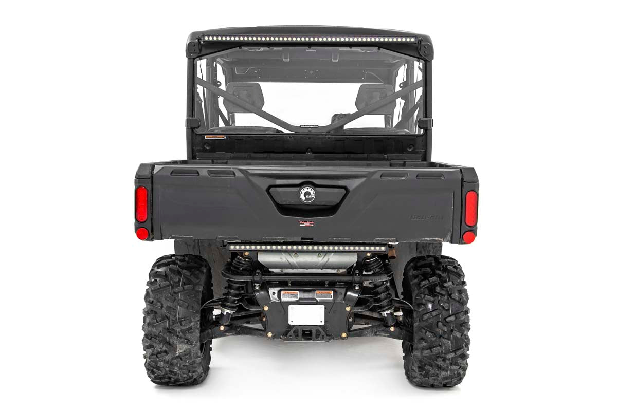 Rough Country | Windshield|Body & Frame|Exterior Parts & Car Care | Scratch Resistant Rear Windshield Panel 16-20 Can-Am Defender Rough Country | 98162032