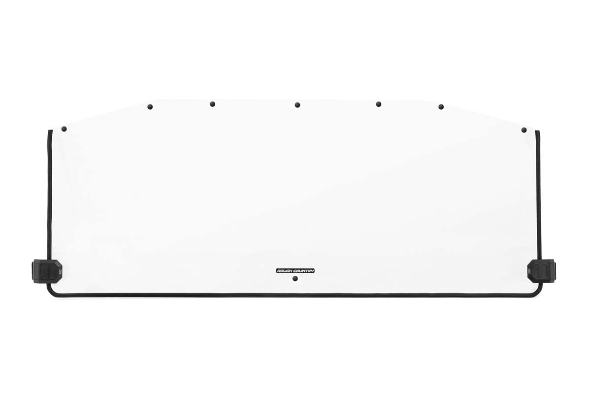Rough Country | Windshield|Body & Frame|Exterior Parts & Car Care | Scratch Resistant Rear Windshield Panel 16-20 Can-Am Defender Rough Country | 98162032