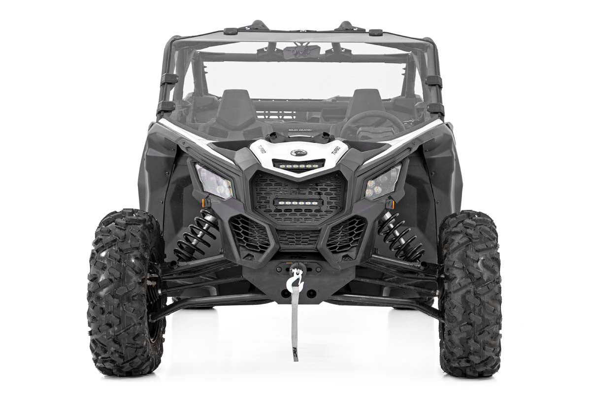 Rough Country | Windshield | Can-Am Scratch Resistant Full Windshield 17-20 Maverick X3 Rough Country | 98172030