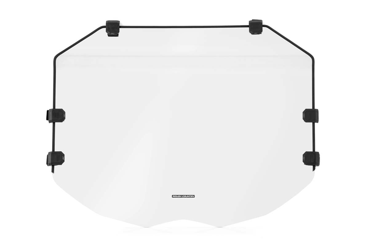 Rough Country | Windshield | Can-Am Scratch Resistant Full Windshield 17-20 Maverick X3 Rough Country | 98172030