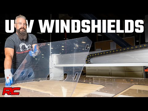 Rough Country | Windshield | Vented Full Windshield Scratch Resistant Bolt On Roof Polaris RZR Pro R (2022) Rough Country | 98202210