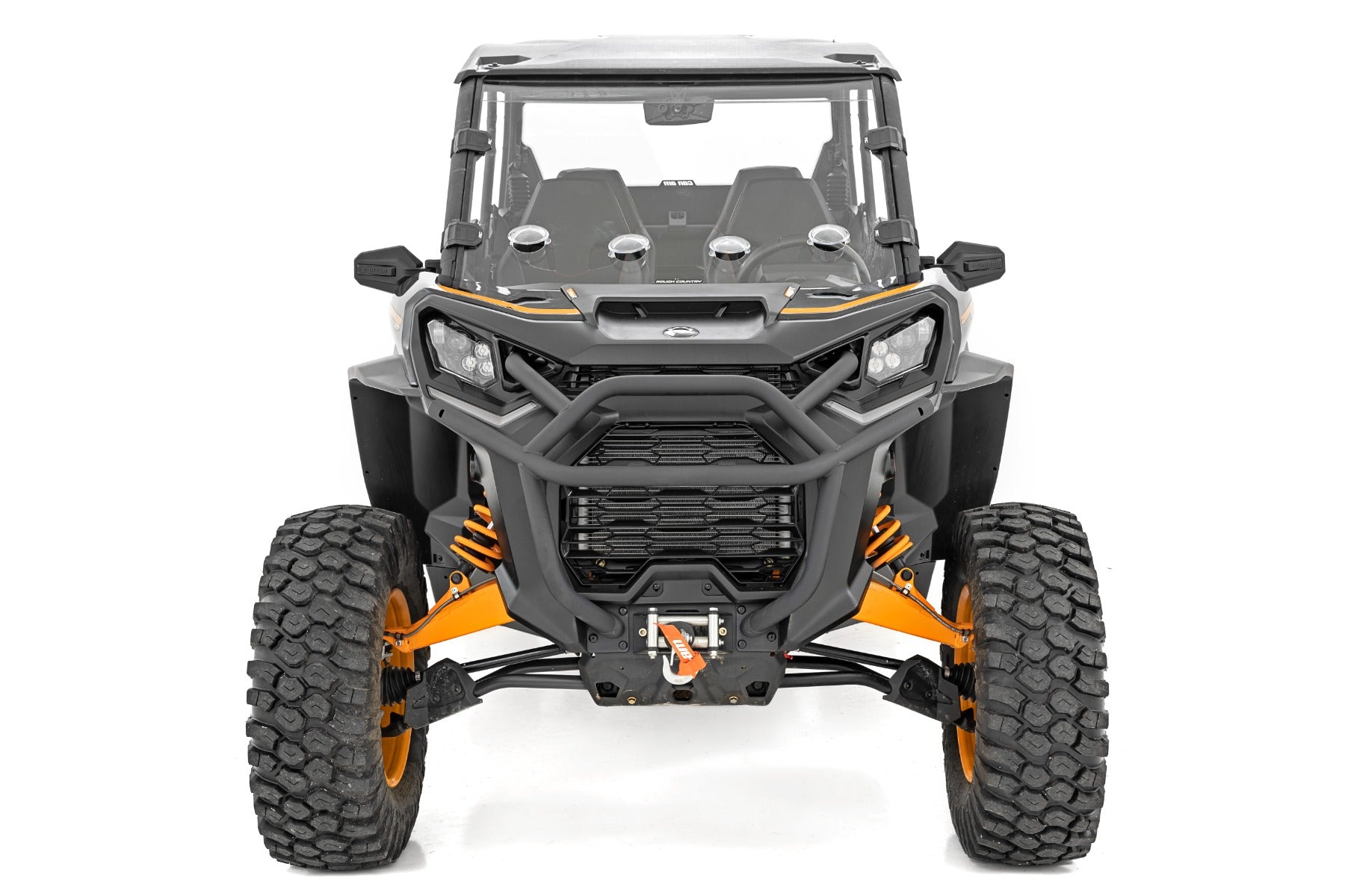 Rough Country | Windshield | Vented Full Windshield Scratch Resistant Can-Am Commander XT (21-22) Rough Country | 98202230