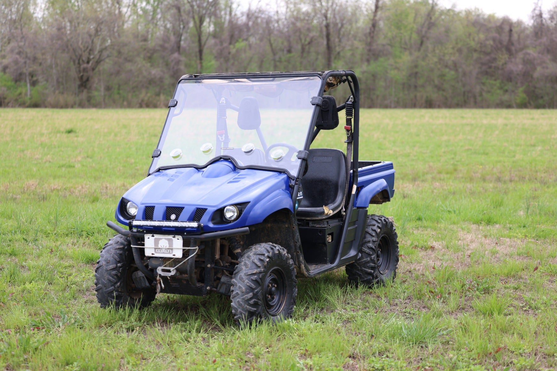 Rough Country | Windshield | Vented Full Windshield Scratch Resistant Yamaha Rhino 450 (06-08)/Rhino 660 (04-07) Rough Country | 98241240