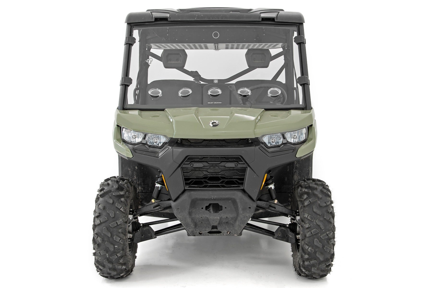 Rough Country | Windshield | Can-Am Full Windshield Vented 16-21 Can-Am Defender 4WD Rough Country | 98262030