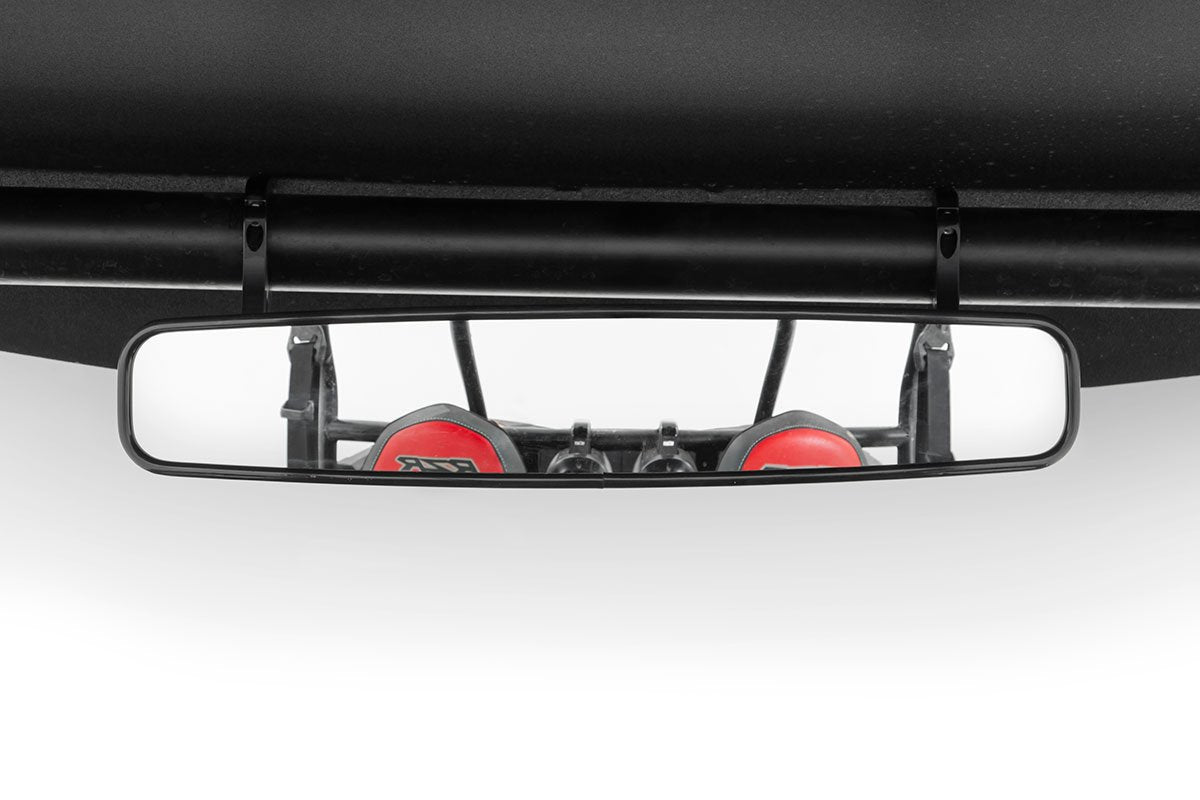 Rough Country | Door Mirror | 17 Inch x 3 Inch Ultra Wide Rear View Mirror For 1.75 Inch Diameter Tubes Rough Country | 99005