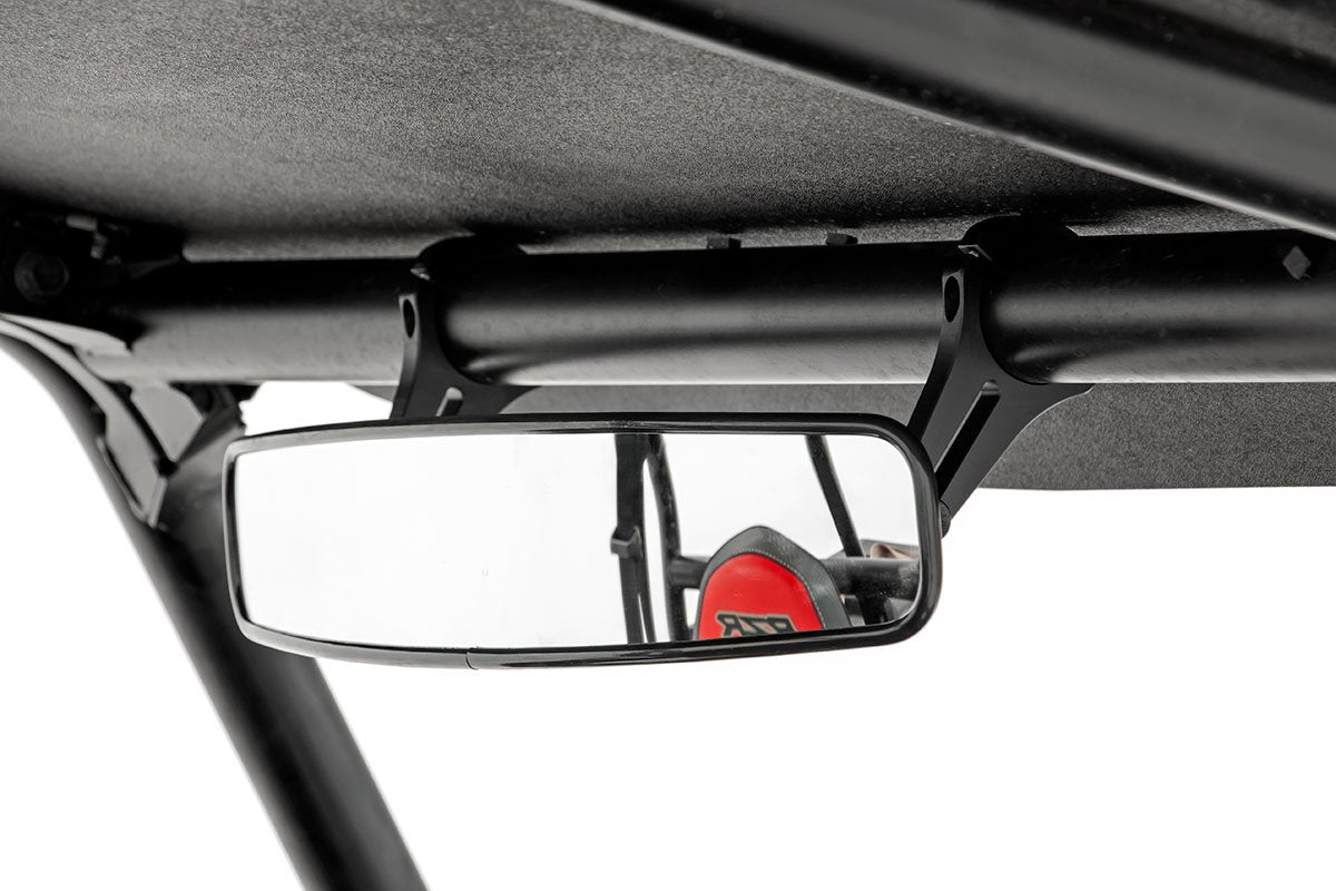 Rough Country | Door Mirror | 17 Inch x 3 Inch Ultra Wide Rear View Mirror For 1.75 Inch Diameter Tubes Rough Country | 99005