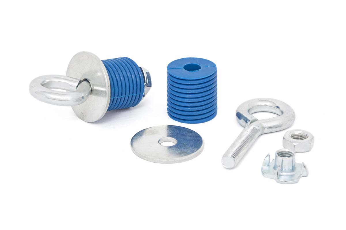 Rough Country | Tie Down Kit | Polaris Bed Tie-Down Kit 5pc 13-20 RZR Rough Country | 99011