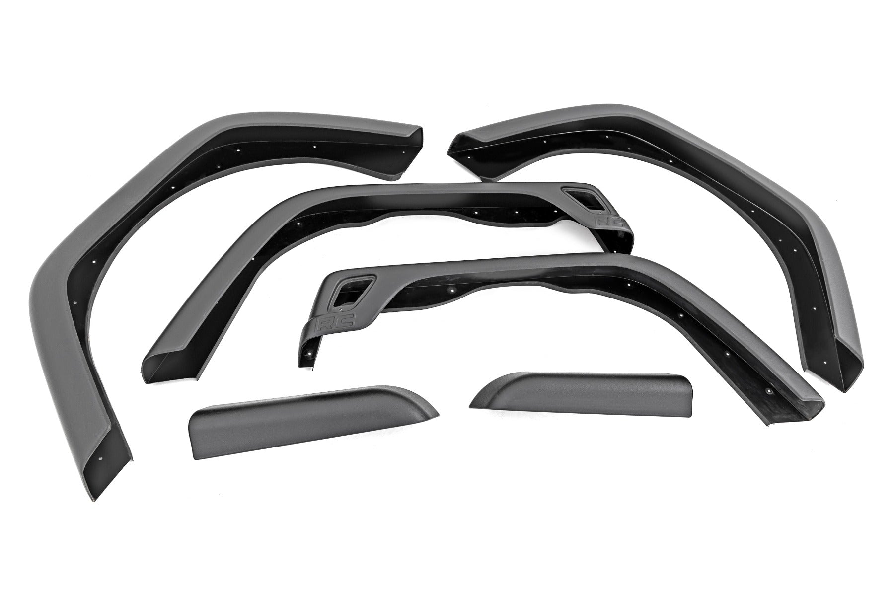 Rough Country | Fender Flares | Fender Flare Kit 5.5 Inch Wide 97-06 Jeep Wrangler TJ 4WD Rough Country | 99033