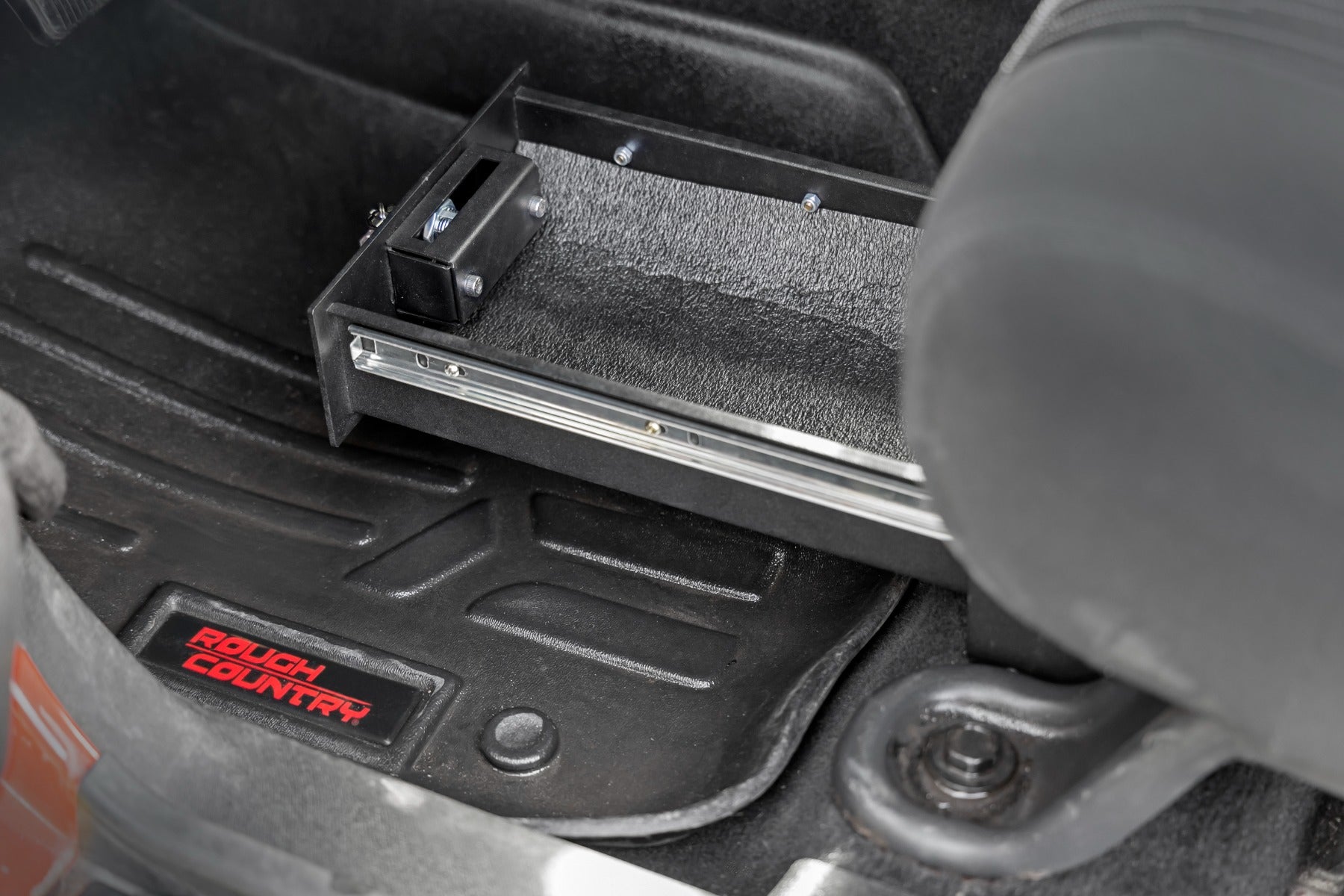 Rough Country | Lock Box | Jeep Under Seat Lock Box 07-18 Jeep Wrangler JK/JKU Rough Country | 99035