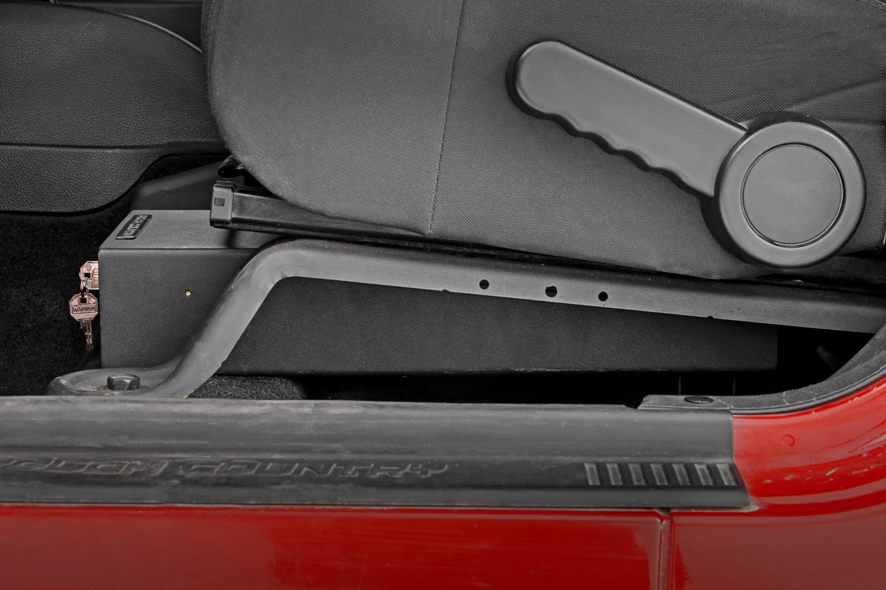 Rough Country | Lock Box | Jeep Under Seat Lock Box 07-18 Jeep Wrangler JK/JKU Rough Country | 99035