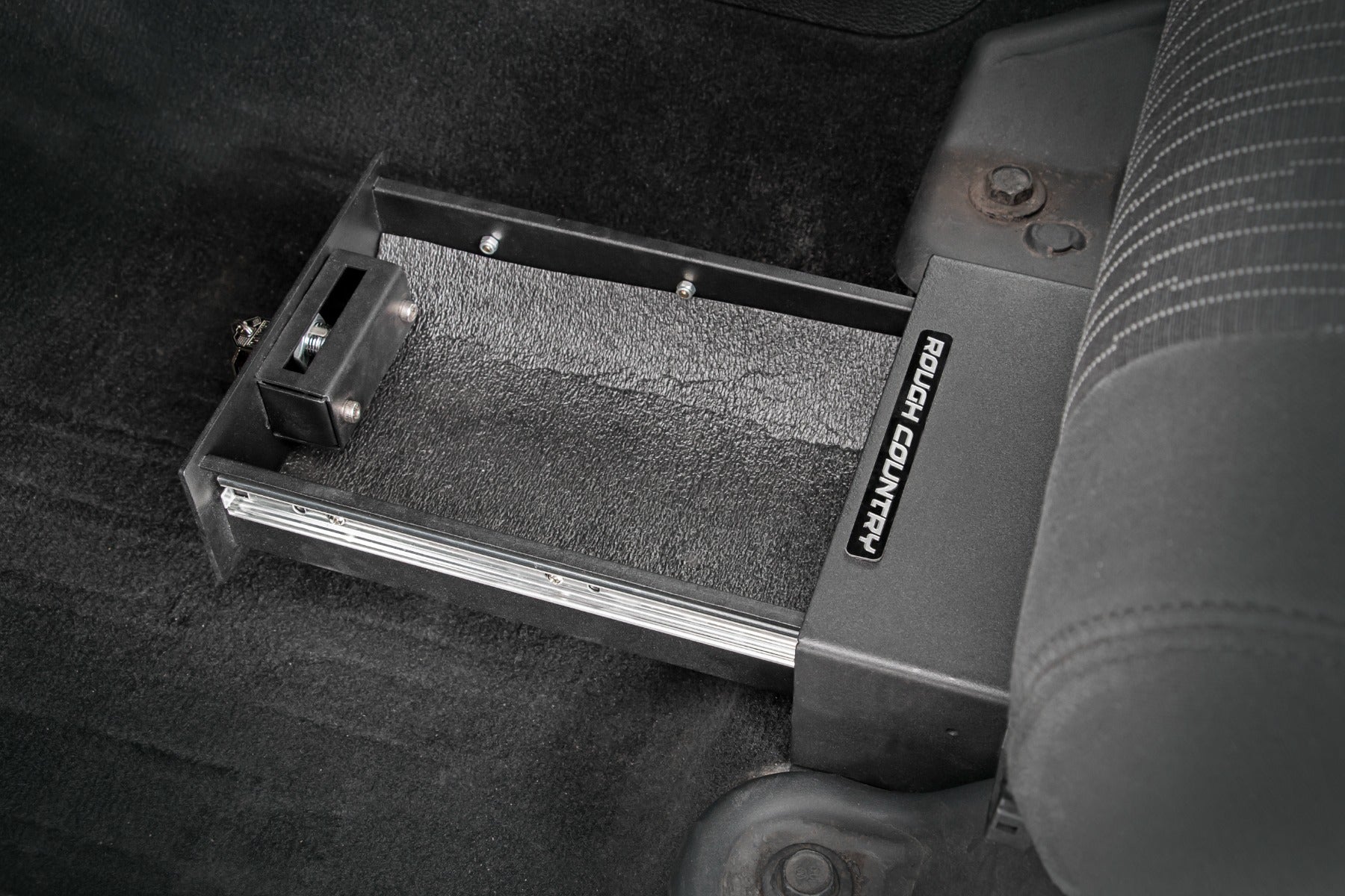 Rough Country | Lock Box | Jeep Under Seat Lock Box 07-18 Jeep Wrangler JK/JKU Rough Country | 99035