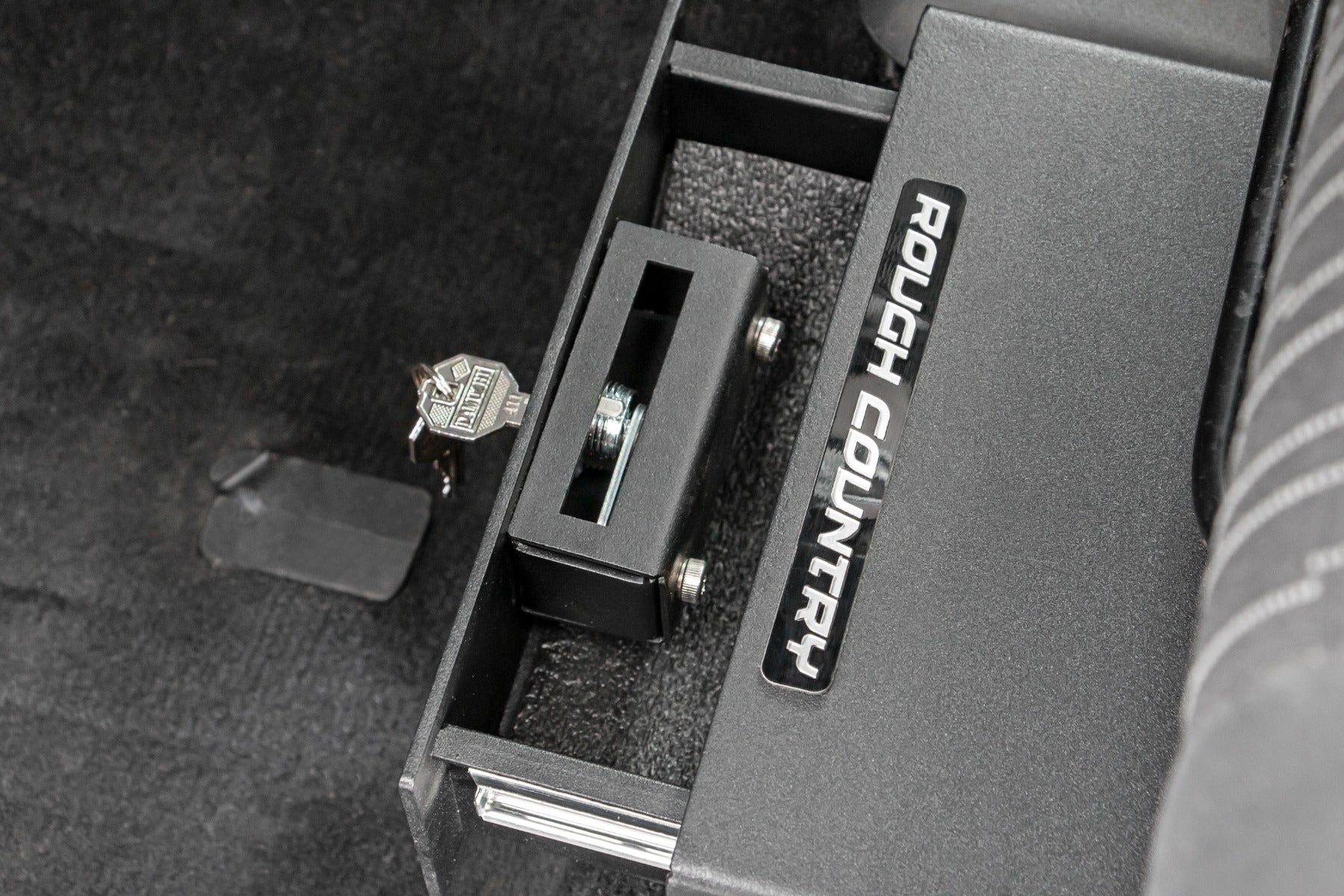 Rough Country | Lock Box | Jeep Under Seat Lock Box 07-18 Jeep Wrangler JK/JKU Rough Country | 99035