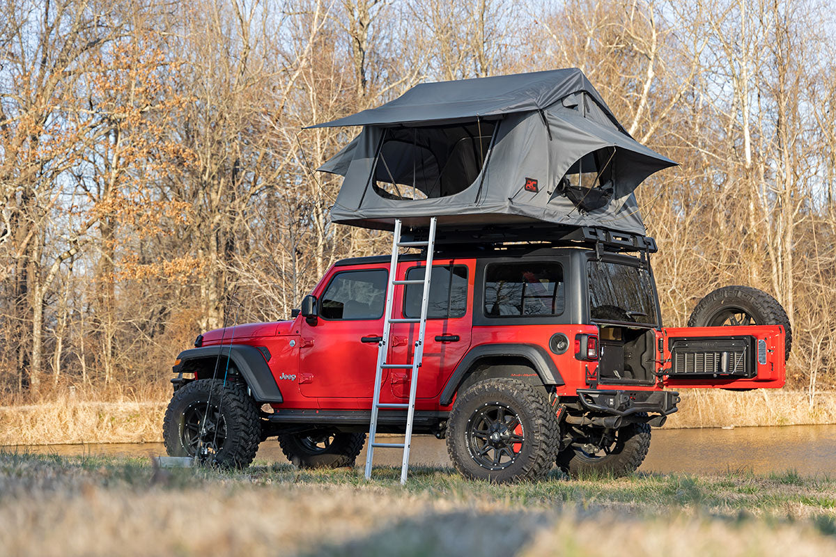 Rough Country | Roof Top Tent | Roof Top Tent Rack Mount 12 Volt Accessory and LED Light Kit Rough Country | 99050